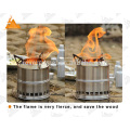 Hot sale!Portable stainless steel wood burning stove